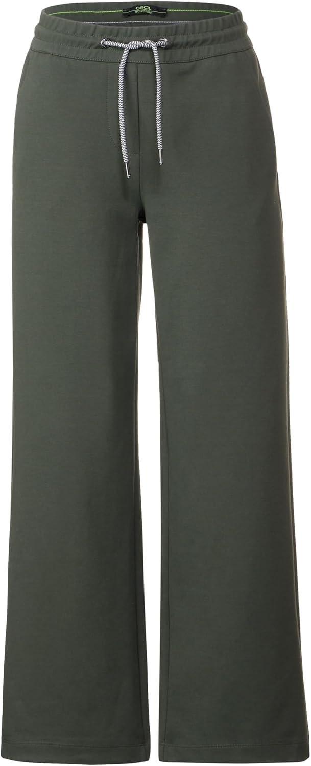 Cecil Damen Loose Fit Hose L / 28L Dynamic Khaki, L / 28L Dynamic Khaki
