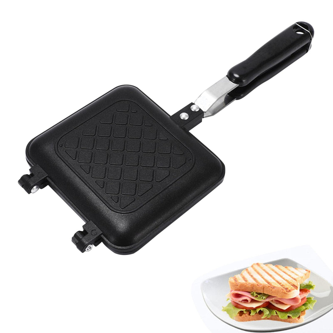 eginvic Sandwich Toaster Sandwich Grillpfanne Camping Toaster Sandwich Maker Pan Mit Griff Nonstick