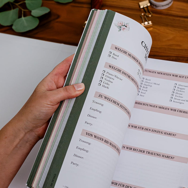 Mein Hochzeitsordner - Wedding Planner mit Checklisten & Planungshilfen auf über 236 Seiten - Prakti