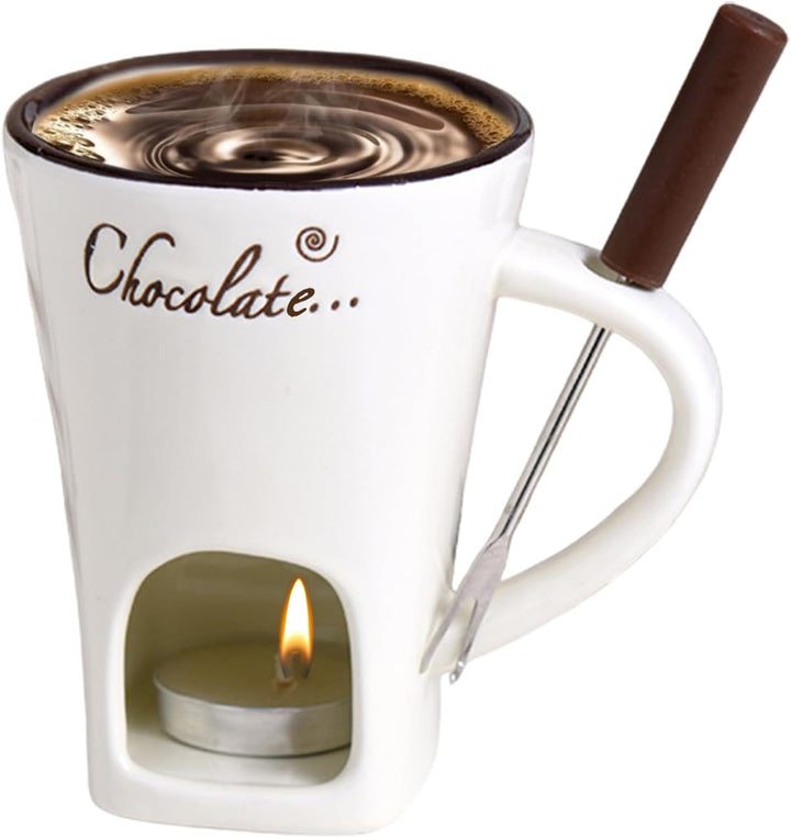 Schokoladenfondue-Becher Tragbarer Butterwärmertopf für Käsesosse, Karamell, | Käse-Schmelzbecher Mi