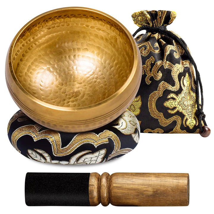 Tibetische Klangschale - Meditationsklangschale,Tibetisches Klangschalen Set,Klangschale Set Tibetan