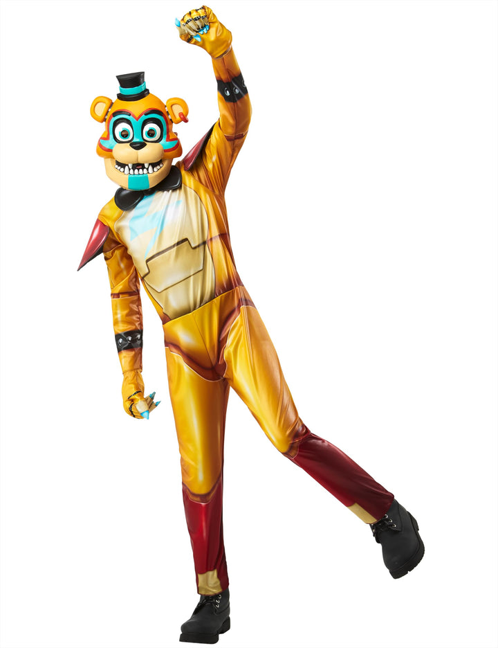 Ruby Slipper Company LLC Adult Five Nights at Freddy's Glamrock Freddy Fancy Dress Costume X-Large
