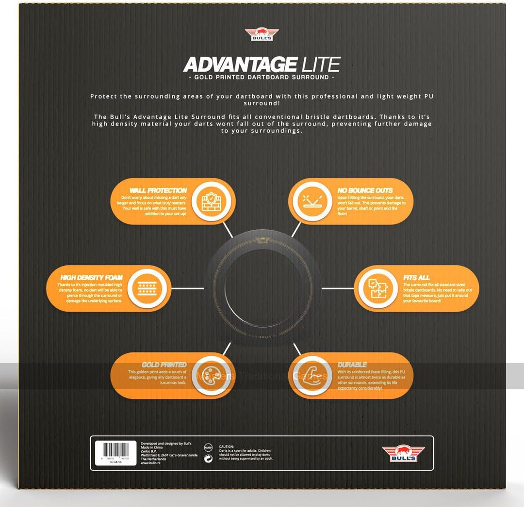 Bull's Advantage Gold Dartboard Surround