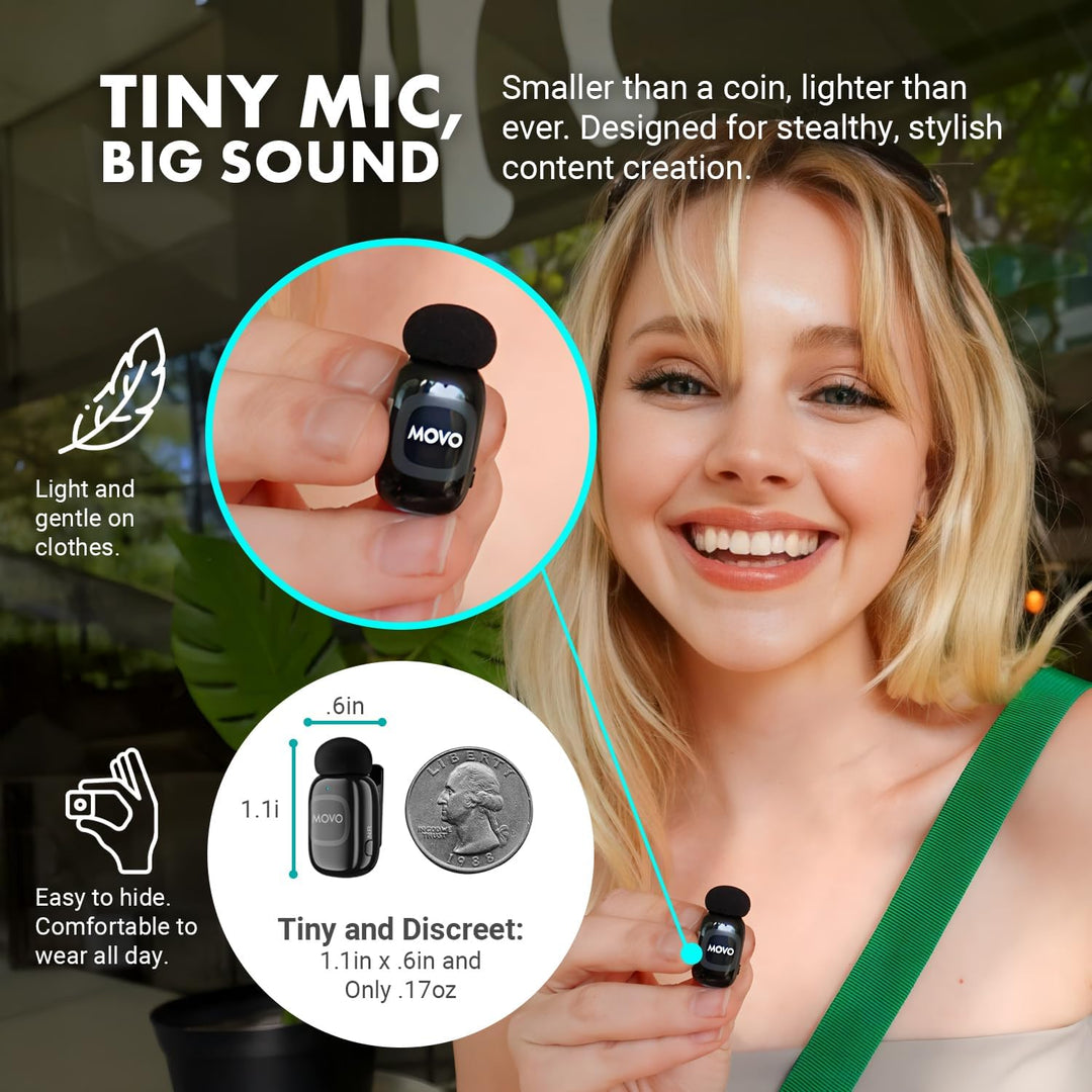 Movo iVlogger-PRO Vlogging-Kit für iPhone/Android – YouTube-Starter-Kit für Content Creator – Zubehö