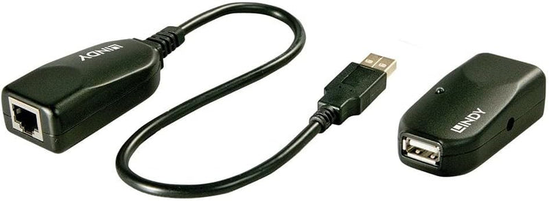 LINDY USB 2.0 Cat.5 Extender 50m Classic 1 Port. 42693 grau