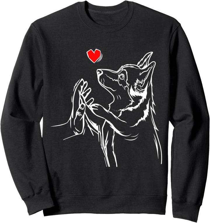 Corgi Liebe Hundehalter Frauchen Sweatshirt