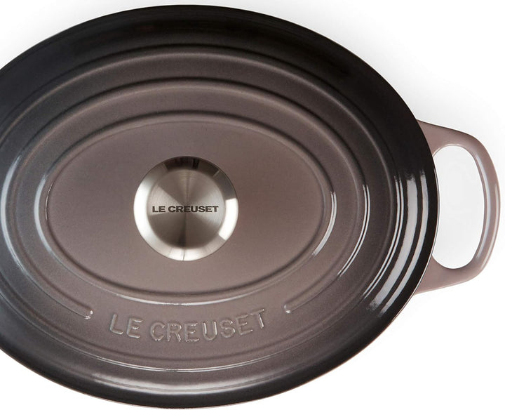 Le Creuset Signature Gusseisen-Bräter mit Deckel, Ø 27 cm, Oval, Für alle Herdarten und Induktion ge