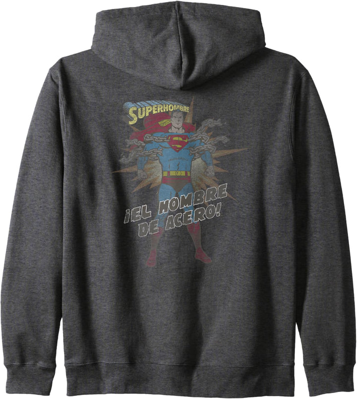 Superman El Hombre Del Acero Kapuzenjacke