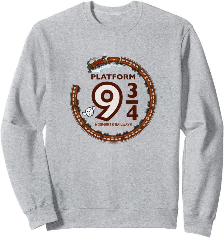 Harry Potter Platform 9 3/4 Hogwart Railways Sweatshirt
