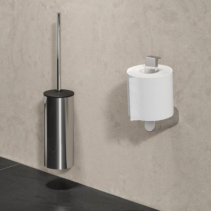 Geesa Wynk Toilettenbürste, WC-Bürstengarnitur mit Deckel und herausnehmbaren Kunststoffeinsatz, Far