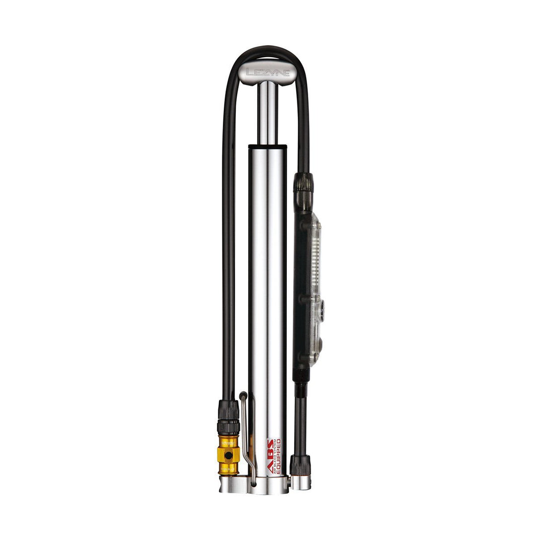 Lezyne Kompakt-Standpumpe Micro Floor Drive DIGITAL HVG silber, silber