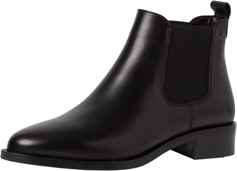 Tamaris Damen Ankle Boots, Frauen Stiefeletten 41 EU Schwarz, 41 EU Schwarz