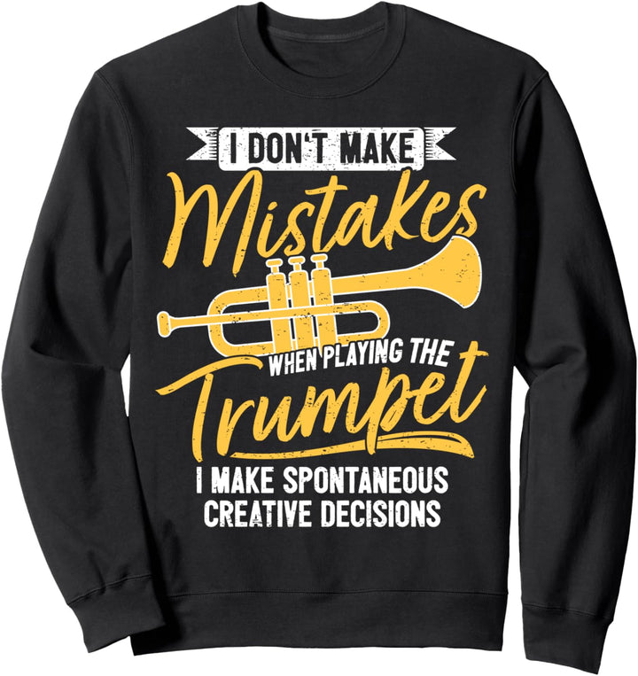 Lustiger Jazz Trompeter Spruch Jazz Trompeten-Spieler Sweatshirt