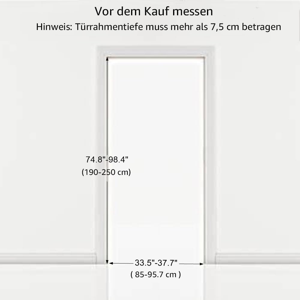 unipaws 190 cm hohes extra hohes Katzenschutzgitter, zweite Generation, stabiles Erhöhung, 89 cm - 9