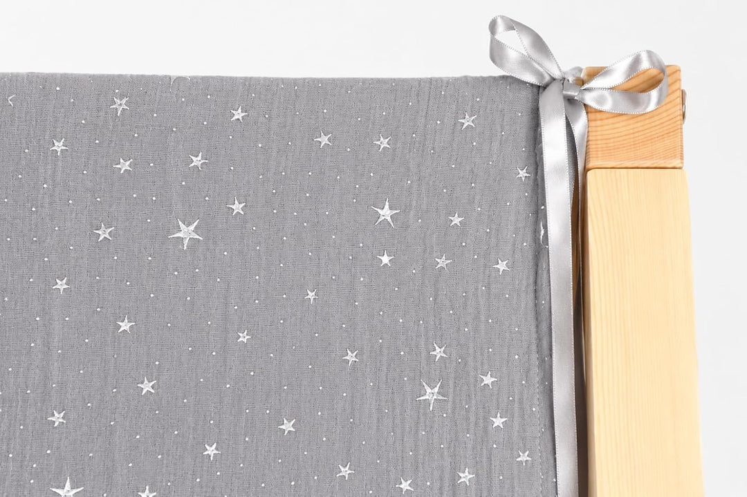 YellowNest Hausbett Himmel (2er Pack) - 100% Baumwolle - Betthimmel Hausbett aus Musselin (2er Pack)