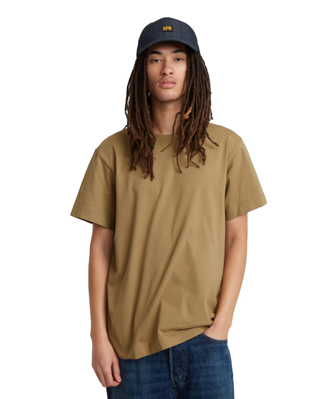 G-STAR RAW Herren Essential Loose T-Shirts XS Beige (Safari D23471-c784-b444), XS Beige (Safari D234