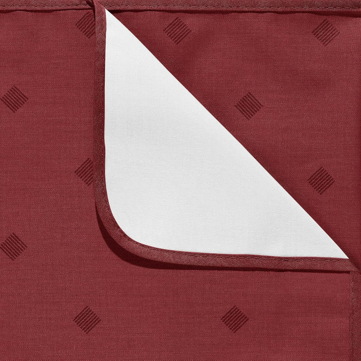 Erwin Müller abwaschbare Tischdecke, Tischwäsche Neuss im Rautendesign Burgund Grösse 110x140 cm - a