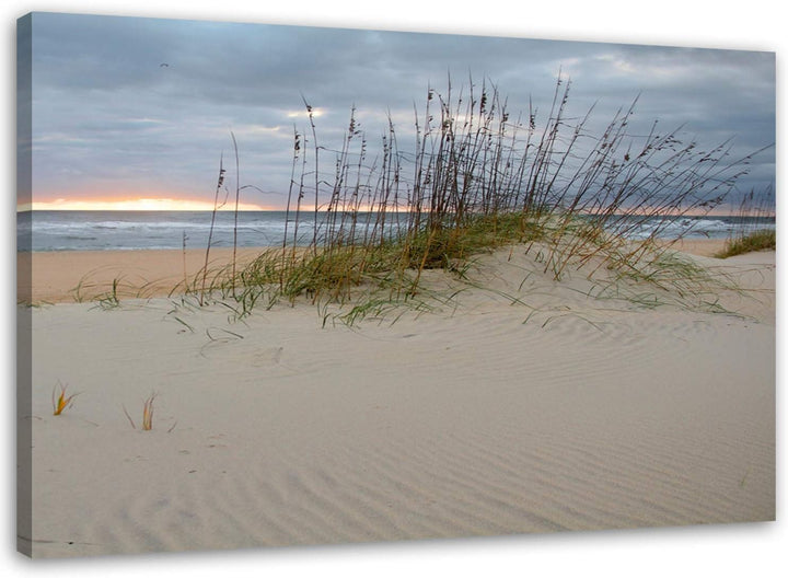 Feeby Bilder Strand Ostsee Nordsee 80x60 cm 1 Teilig Wohnzimmer Schlafzimmer Büro Flur Küche Wandbil