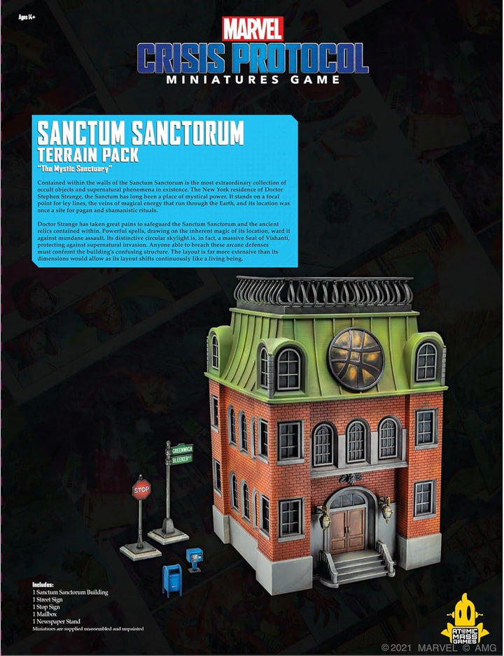 Atomic Mass Games Marvel Crisis Protocol: Sanctum Sanctorum Terrain Expansion - EN Geländeerweiterun