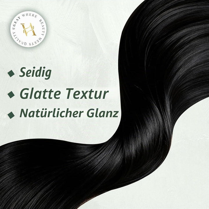 Ugeat Tape Extensions Echthaar Blond Haarverlängerung Echthaar Tapes Goldbraun mit Platinblond Invis