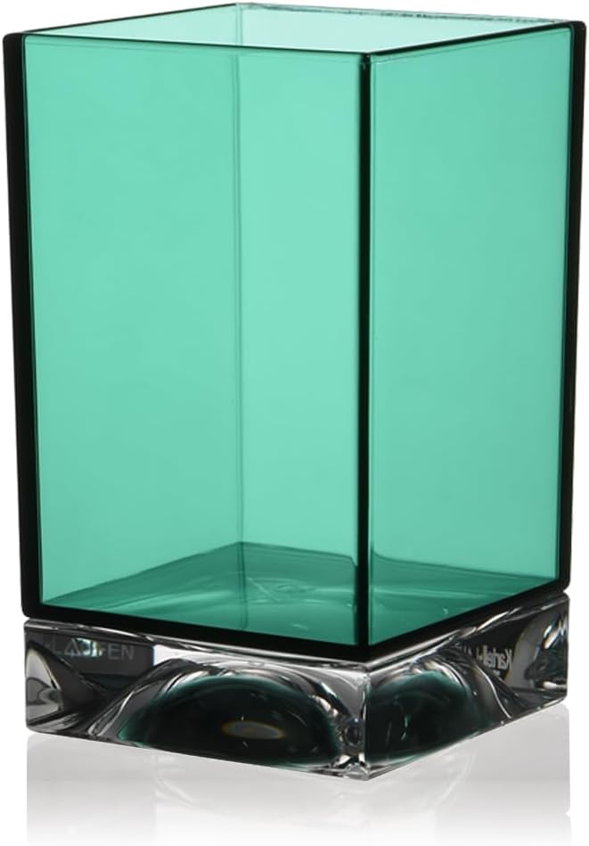 Kartell Boxy Zahnbürstenhalter, Plastik, Aquamarine Grün, 7 x 7 x 12 cm Porta spazzolino Verde Acqua