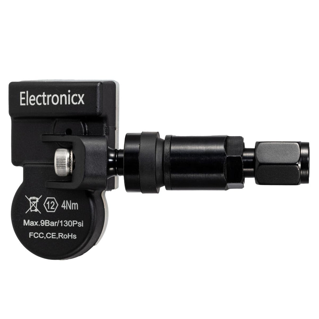 4x RDKS TPMS Reifendrucksensor Reifendruckkontrollsystem Metallventil Schwarz passend für A3 A4 A5 Q