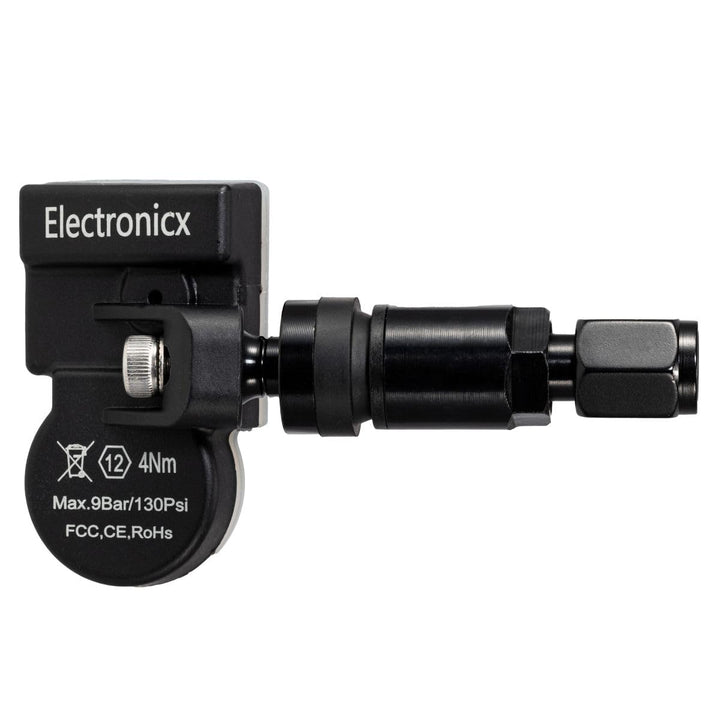 4x RDKS TPMS Reifendrucksensor Reifendruckkontrollsystem Metallventil Schwarz passend für A3 A4 A5 Q
