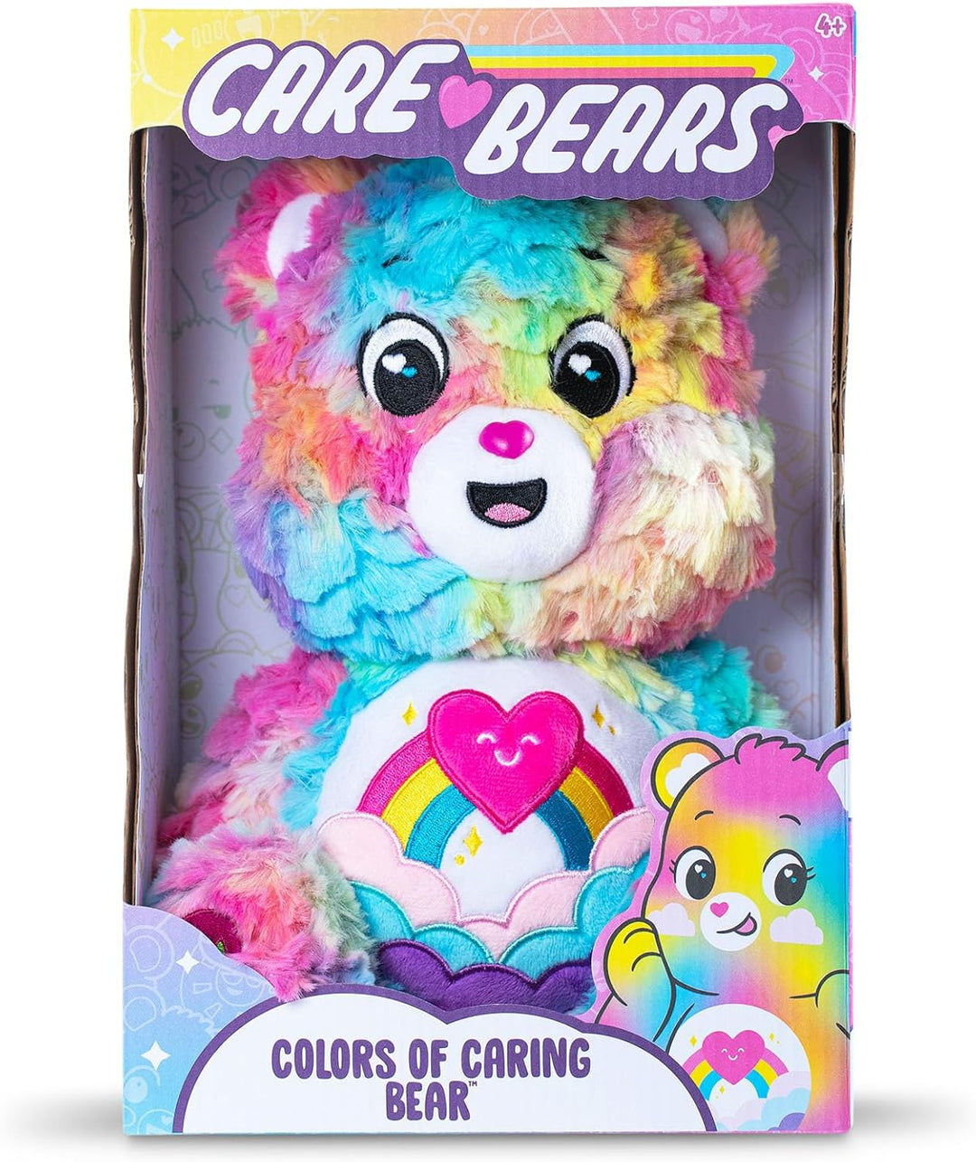 Basic Fun Care Bären 35 cm Plüsch – Caring Colours Bär aus der Cozy-Kollektion – weiches Kuschelspie