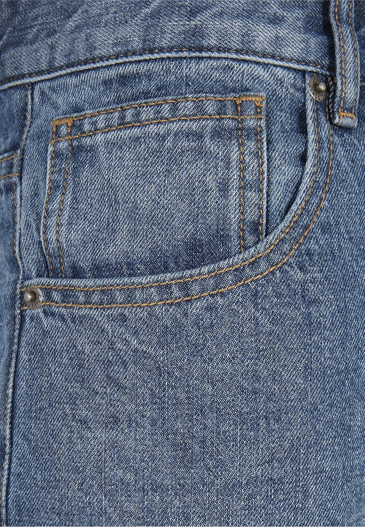 Urban Classics Herren Jeanshose Cropped Tapered Jeans, Regular Fit, verkürzten Länge, erhältlich in