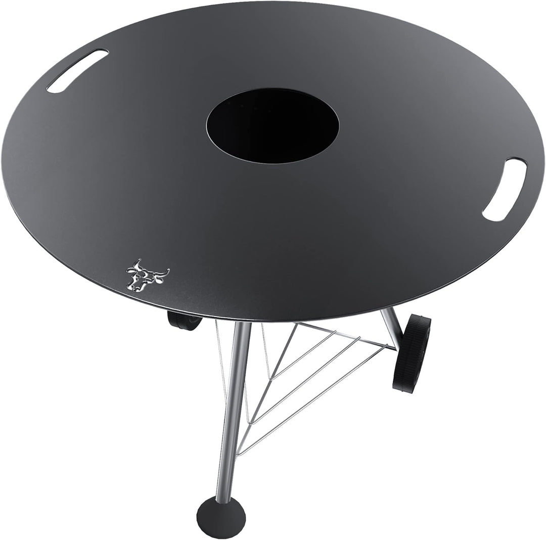 tuning-art GR10 Grillring | Grillplatte | Feuerplatte | Plancha | BBQ-Platte - für Weber, Grösse:ø 8
