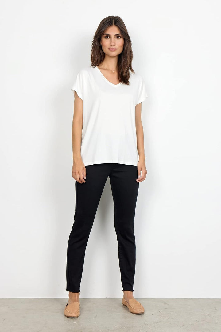SOYACONCEPT Damen Sc-marica 32 T-Shirt S Eierschale, S Eierschale