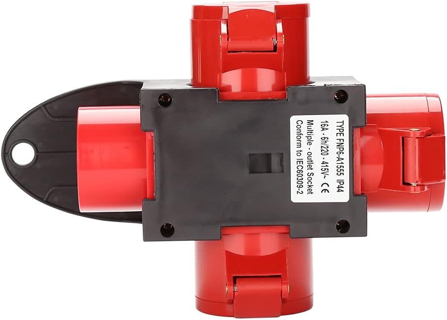 Sonnewelt Adapter Stromverteiler 3 x CEE 400V/16A 5 Polig CEE-Steckdose IP44 Spritzwassergeschützt M