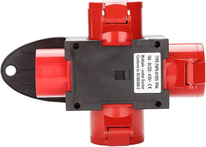 Sonnewelt Adapter Stromverteiler 3 x CEE 400V/16A 5 Polig CEE-Steckdose IP44 Spritzwassergeschützt M