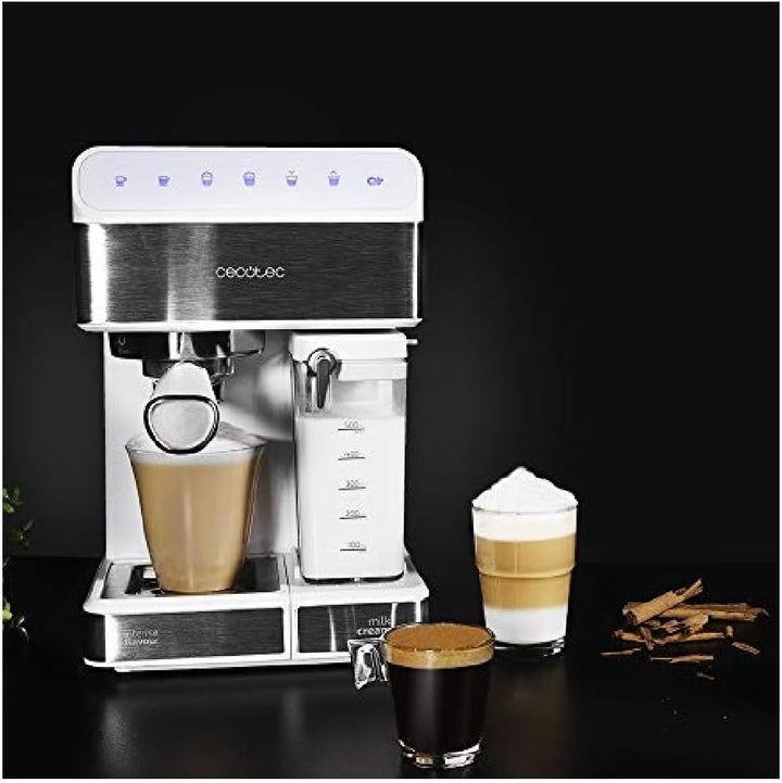 Cecotec Kaffemaschine Power Instant-ccino 20 Touch. 1350 W, Siebträger, 20 bar Druck, 1'4 L Wasserta