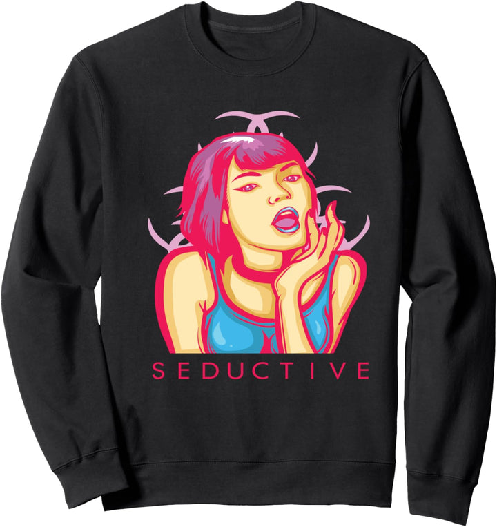 Verführerisches Pastell Gothic Girl Sweatshirt