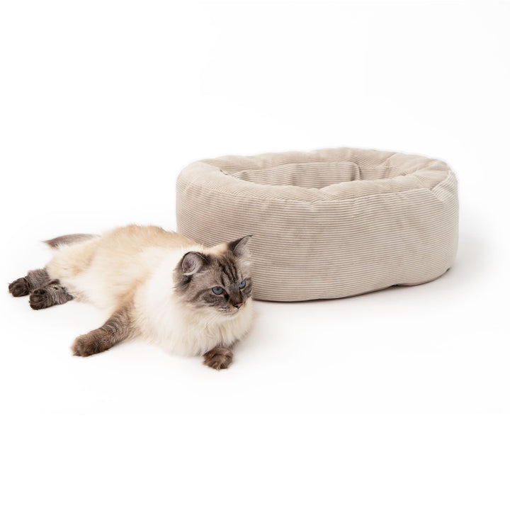 LucyBalu® Dinghy Katzenbett Waschbar für Kleine & Grosse Katzen | Schlafplatz | Kissen | Sofa | Kusc