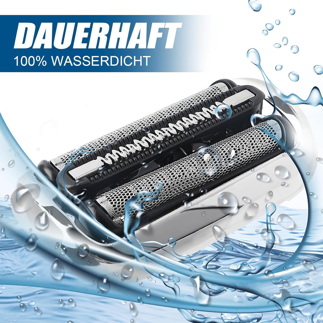 73S-Serie 7 Ersatzfolie und -klingen, kompatibel mit Braun S7-Ersatzkopf, 73S-Ersatzscherköpfe für B