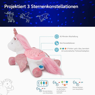 Cloud B Calming Nightlight Star Projektor | Sanfte Helligkeit | 3 Farben | 3 Sternbilder | Automatis