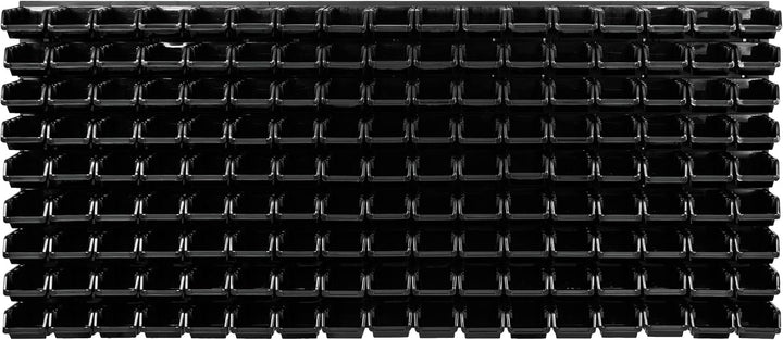 SimpleThing Lagersystem Werkstattregal | 172 x 78 cm | 153 stck. Box | Wandregal mit Stapelboxen - W