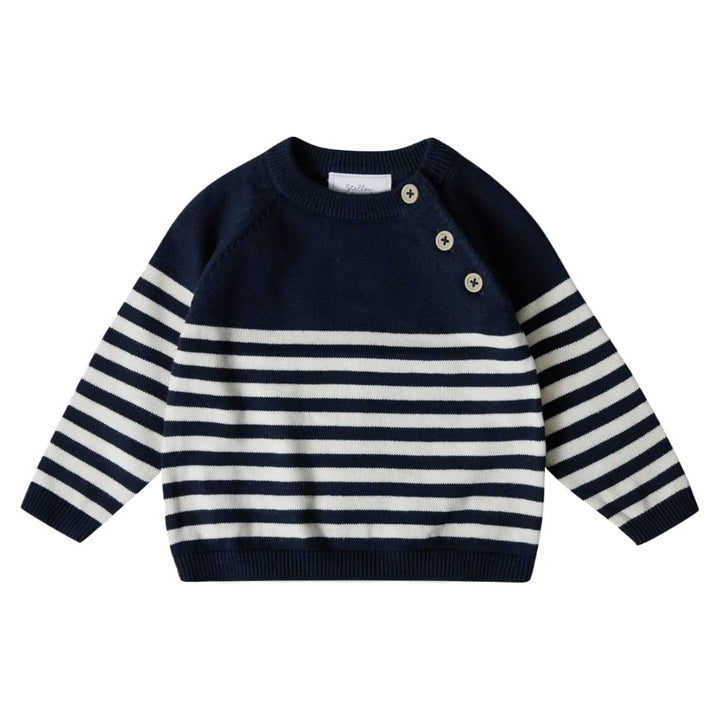 Stellou & friends Strickpullover für Jungen und Mädchen I Hochwertige Baby-Kleidung aus 100% Baumwol