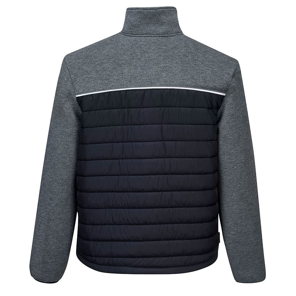 Portwest DX4 Hybrid-Steppjacke, Grösse: XL, Farbe: Metal Grau, DX471MGRXL XL Metallgrau, XL Metallgr