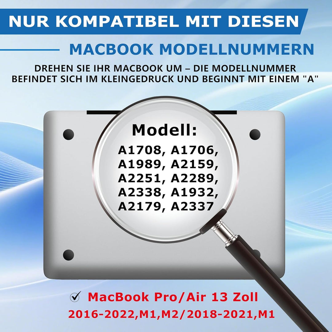 Magnetischer Blickschutzfolie für Macbook Pro 13 Zoll (2016–2022, M1, M2) / MacBook Air 13 Zoll (201