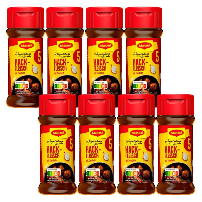 4erPack (4ST x 75G) Maggi Würzmischung Nr. 5 Hackfleisch, Nr. 5 Hackfleisch