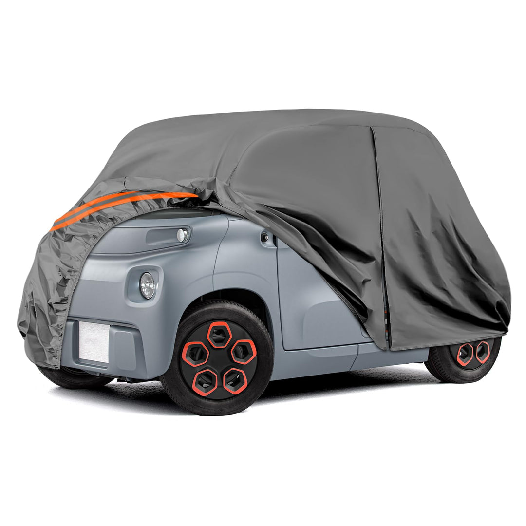 Autoabdeckung Ersatz für Citroen Ami/FIAT Topolino 2020-2024, Grau | Vollgarage Autogarage Wasserdic