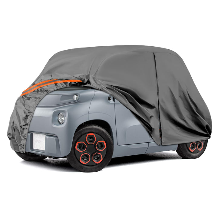 Autoabdeckung Ersatz für Citroen Ami/FIAT Topolino 2020-2024, Grau | Vollgarage Autogarage Wasserdic
