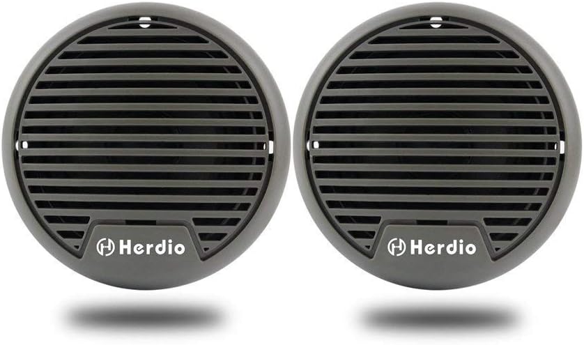 Herdio 7,6 cm Heavy Duty wasserdichte Motorrad Lautsprecher Wasserdicht Marine Lautsprecher für Boot