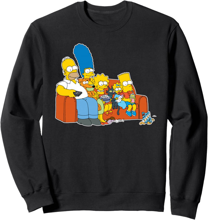 The Simpsons Homer Marge Maggie Bart Lisa Simpson Couch Sweatshirt