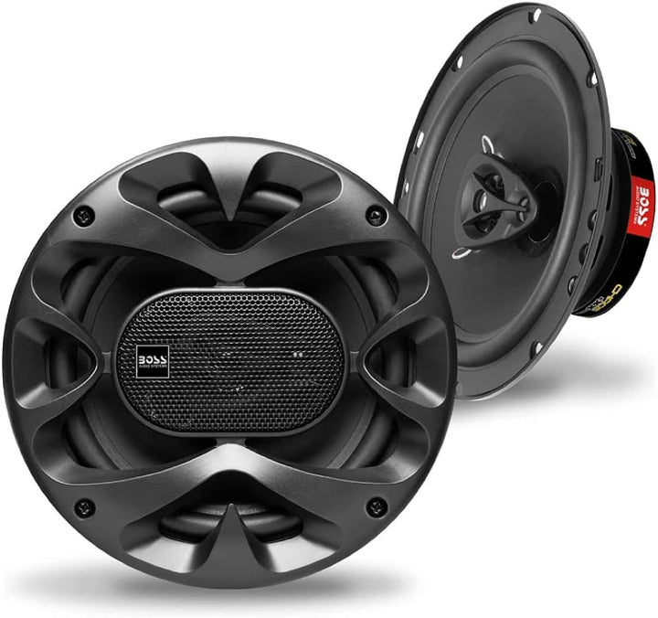KIT Set FÜR BOSS Audio Systems CH6530B 2 Koaxiallautsprecher 3-Wege 16,5 cm 6,5" 150 Watt RMS 300 Wa