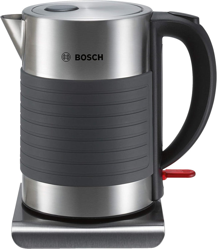 Bosch kabelloser Wasserkocher TWK7S05, Abschaltautomatik, Überhitzungsschutz, Dampfstopp-Automatik,