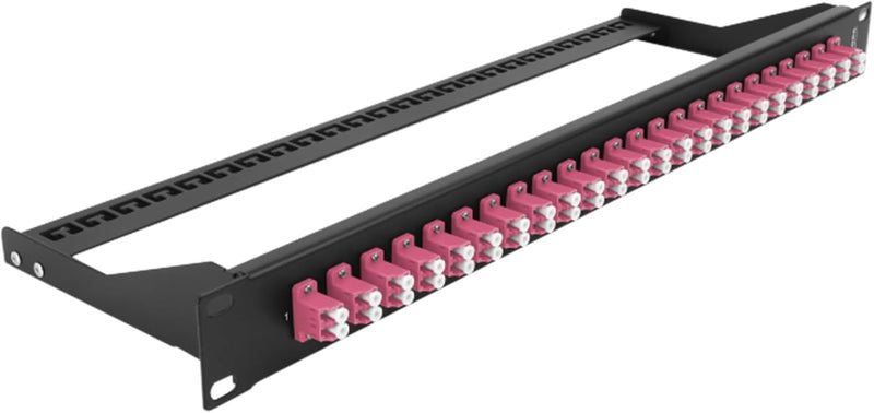 Delock 19″ LWL Patchpanel 24 Port LC Duplex violett